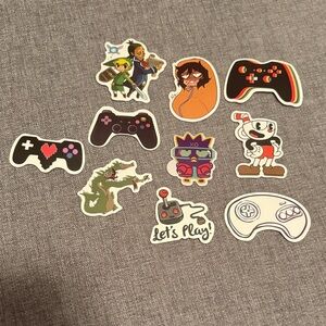 Gaming Console Controller Sticker Set